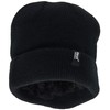 Heat Holders Men's Roll Up Toque, Black