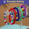 FANDAMEI 0.8mm Elastic Strings for Bracelets, Crystal Stretch Bead Cord