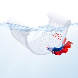 Betta Fish Tank Accessories, Floating Plastic Rest Hammock Platform, Aquarium Decor, Betta Fish Hammock, Floating Aquarium Habitat Accessories Decorations