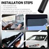59.06x5.91 Windshield Tint Strip,Practical Car Window Tint Film for Blocking
