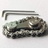 Bitopbi Sprocket Fidgets Chain Stainless Steel Fidget Cube Gears Linkage
