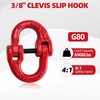 NORJIN Clevis Slip Hook & Chain Connector Link, G80 Alloy