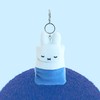 Miffy doll key ring blanket covered bag ring cute sleeping