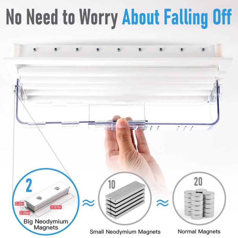 Powerful Magnetic Air Vent Deflector, Heavy Duty Heat AC Vent