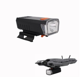 SZZCNOX NEO 2 LED Night Flight Searchlight, Drone Night Spotlight LED Navigation Light Fill Light Accessories for DJI Neo 2, Rechargeable（Black）