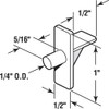 Prime-Line 241946 Shelf Support Peg, 1/4 In., Plastic Construction, Clear