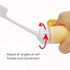Silicone Auxiliary Toothbrush Adjust Strap Prevent Slip Easy Hand Grip