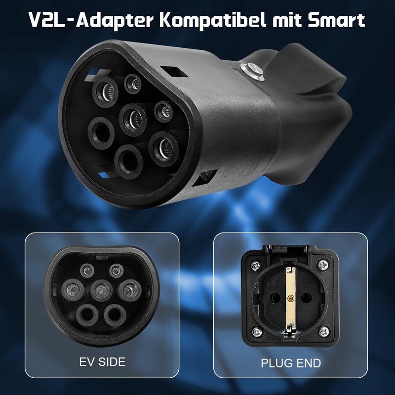 V2L Adapter Compatible with Smart, Only Compatible with Smart Auto
