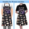 ENSIANTH Book Apron with Pockets Book Lover Gift for Bookworm