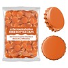 Fermentaholics Orange Beer Bottle Caps - 144 Count Oxygen Absorbing