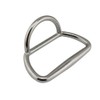 POFET Marine 316 Stainless Steel D-Ring Rubber Traction,Horse Hoof Ring