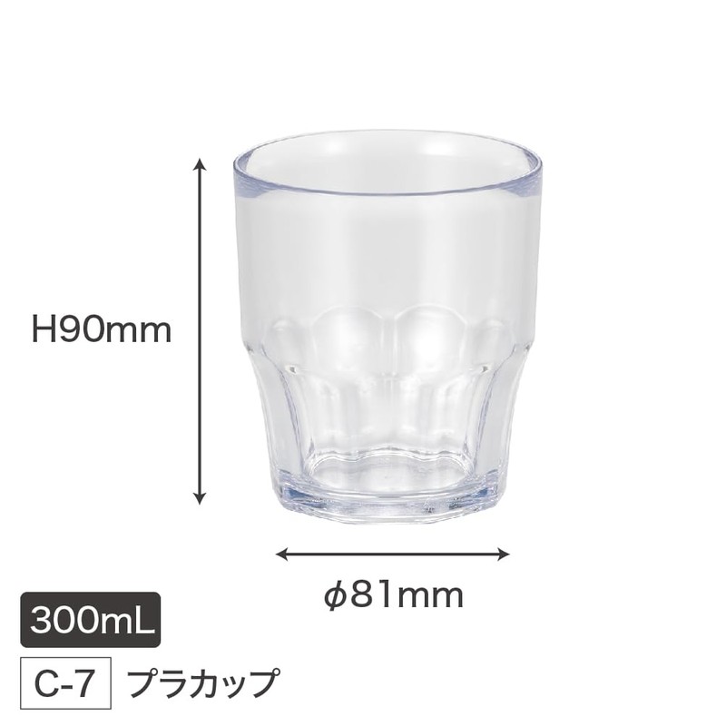 OSK C-7 Chiikawa Plastic Cup C-7 Clear