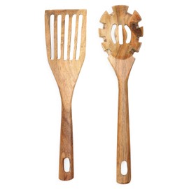 FORESIDE LIVING Kitchen Multicolored Towel with 2 set of Wooden spoon, Highly Absorbent 80%/20% Polyester Cotton Kitchen Dish Towels-Reusable Cleaning Cloths-Super Absorbent-Machine Washable (Set/4)