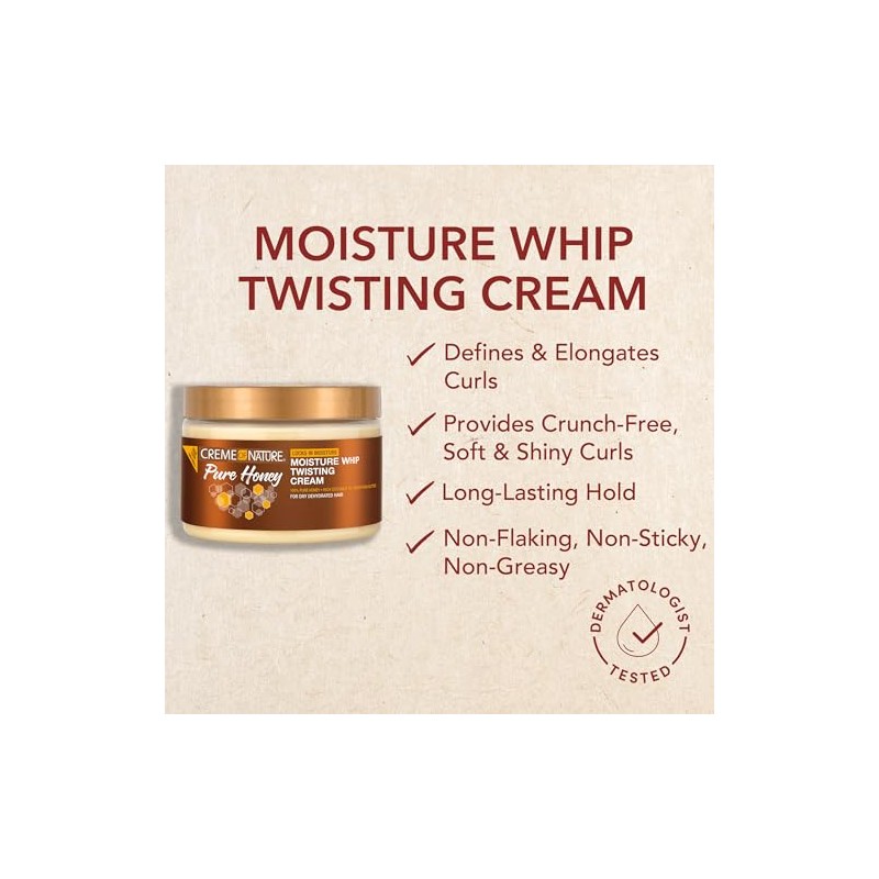 Crema para peinar Creme of Nature Pure Honey Twisting Cream