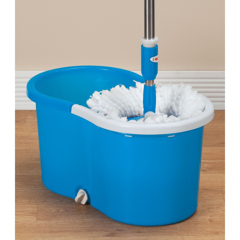 WalterDrake Clean Spin 360 Microfiber Mop and Bucket Set
