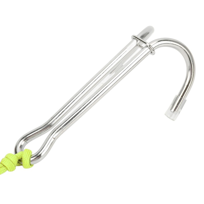 Diving Hooks Stainless Steel Double Reef Hook with Spiral Coil