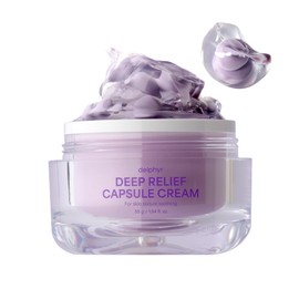 Crema cápsula de alivio profundo – Bakuchiol, niacinamida al 5% y ceramida – Calmante, hidratante – Totalmente vegano, sin colores ni fragancias artificiales – Cuidado de la piel coreano