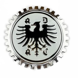 ADAC Automotive Car Club Auto Grill Badge Emblem for Trucks and Cars Black Eagle