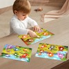 3PCS Wooden Puzzles, Toddler Puzzles, Animal Puzzle Jigsaw Set, Educational