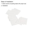 PATIKIL Alumina Ceramic Sheet Cooling Pad Insulating Sheet 30pcs High