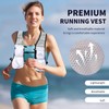 Running Vest for Women Men,Adjustable Chest Straps Running Hydration Vest,