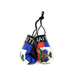 Red Hat Ent Haiti Mini Hanging Boxing Gloves for Car Mirror