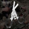 Emergency Response Shears Foldable Multifunctional Scissors Portable Stainless Steel Scissors