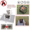 popluxy Bonfire Stand Sheet, Bonfire Sheet, Fireproof Sheet, Fireproof, Flame-Proof,