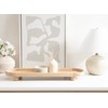 Kate and Laurel Planche Decorative Capsule Woven Tray with Solid