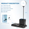 KDD 4 in 1 Desk Lamp with Wireless Charger -