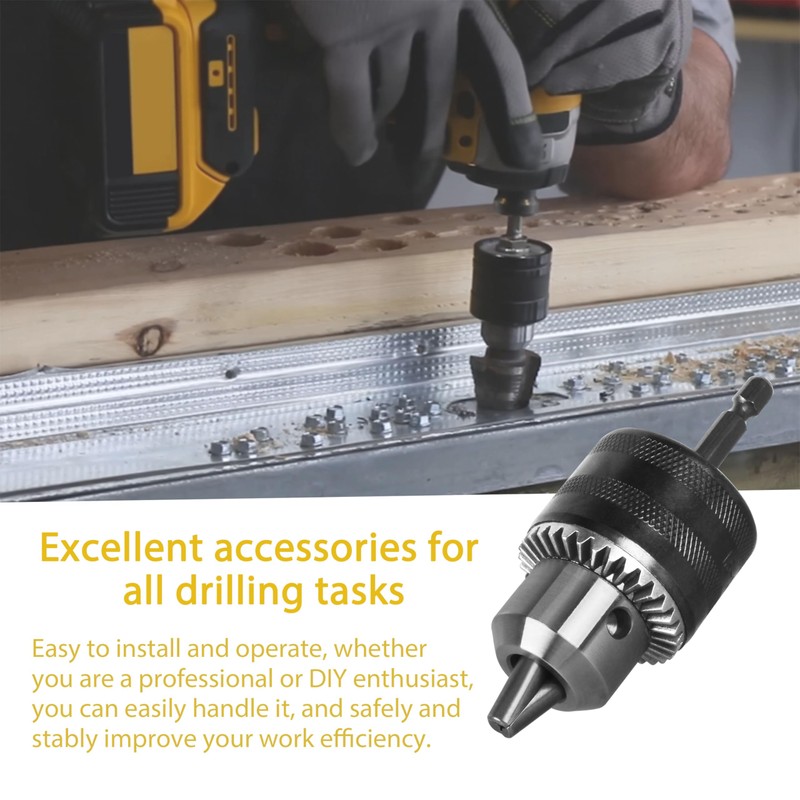 ORTVS Drill Chuck Adapter for Impact Driver, for DeWalt DW0521