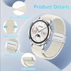 RanBluu 20 mm 22 mm Nylon Bracelet, Braided Replacement Strap,