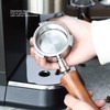 51mm Bottomless Portafilter 3 Ear Stainless Steel Wood Handle Detachable