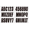 QuickMarine 4 Sets 3" Marine Alpha-Numeric Registration Numbers and Letters