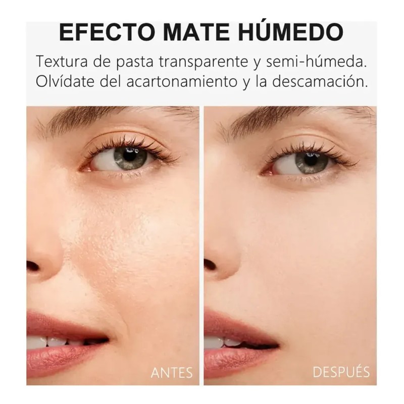 Polvo Compacto Matificante Con Esponja Soft Mistpurple
