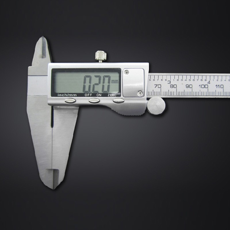 Electronic Digital Vernier Caliper Stainless Steel Measuring Tool 150mm Metric