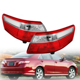 munirater Pair of Outter Piece Rear Tail Light Brake Lamp Replacement for 2007 2008 2009 Toyota Camry Driver and Passenger Side
