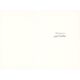 Pictura Watercolor Bluebird and Flowers : Joy in the Little Things Birthday Card