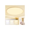 Drewaay 20 Inch LED Flush Mount Ceiling Light,48W Ultra-Thin Modern