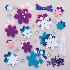Baker Ross Snowflake Set (Pack of 6) - Festive Crafts