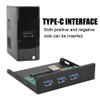 3-Port USB3.0 + 1 Port USB3.1 TypE C Interface Alloy