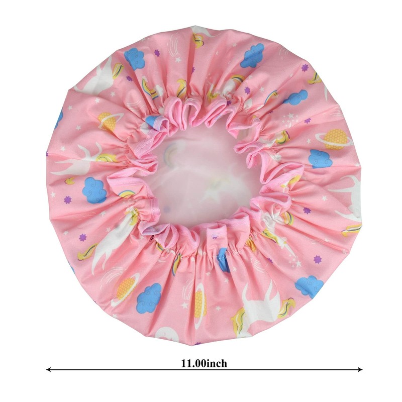 1 Pack Shower Cap for Women, Oil-proof Caps, Double Layers