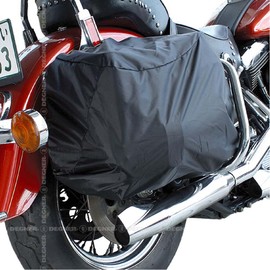 DEGNER(デグナー) FLSTC純正バッグ用レインカバー ナイロン・耐熱難燃性素材 50x5x30cm ブラック RC-FLSTC2