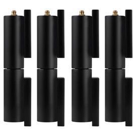 Skelang 4-Set Barrel Gate Hinge 7 Inches, Heavy Duty Door Hinge for Swing Gate, Trailer Ramp Gate, Total Load Capacity 8800 Lbs