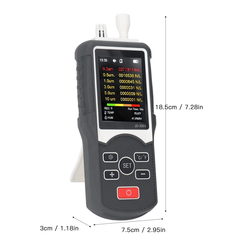 Air Quality Monitor Handheld Professional Pollution Meter Dust Particle Counter