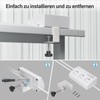 STGAROT Tischsteckdose mit USB C PD 20W, 4000W/16A Steckdosenleiste Schreibtisch,