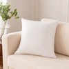 Oubonun 22x22 Throw Pillows Inserts, 2 Pack Square Decorative Pillows