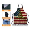 Xuwenz Don't Tread On Me American Us Flag Retro Apron
