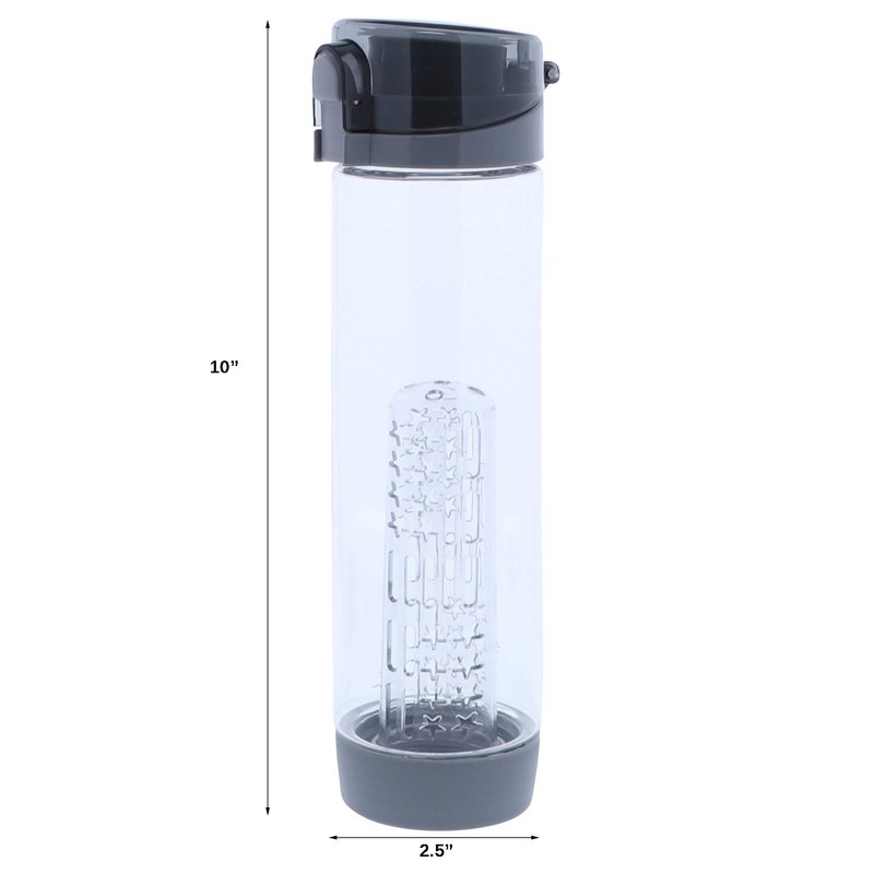 SandT Collection 20 oz Healthy Hydration! Fruit Infuser Sport Bottle