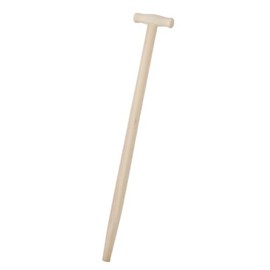 Rekord Spade Handle Made of Ash Wood with T-Shape, Total Length 76 cm, Diameter Tapered from 36 mm to 25 mm, Replacement Handle, Tool Handle, Wooden Handle